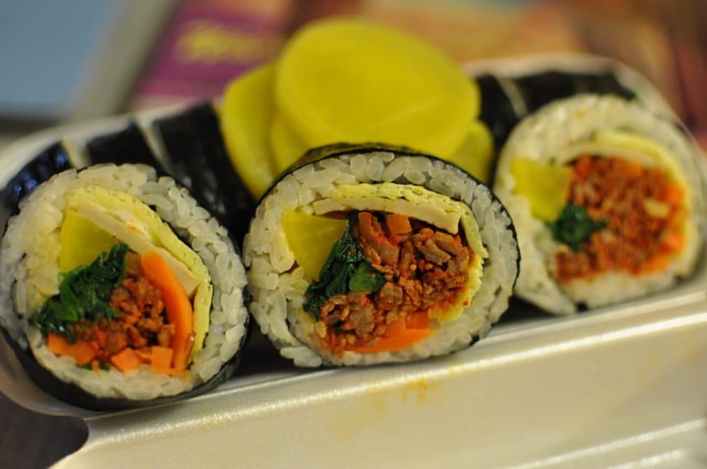 18. Spicy Beef Kimbab