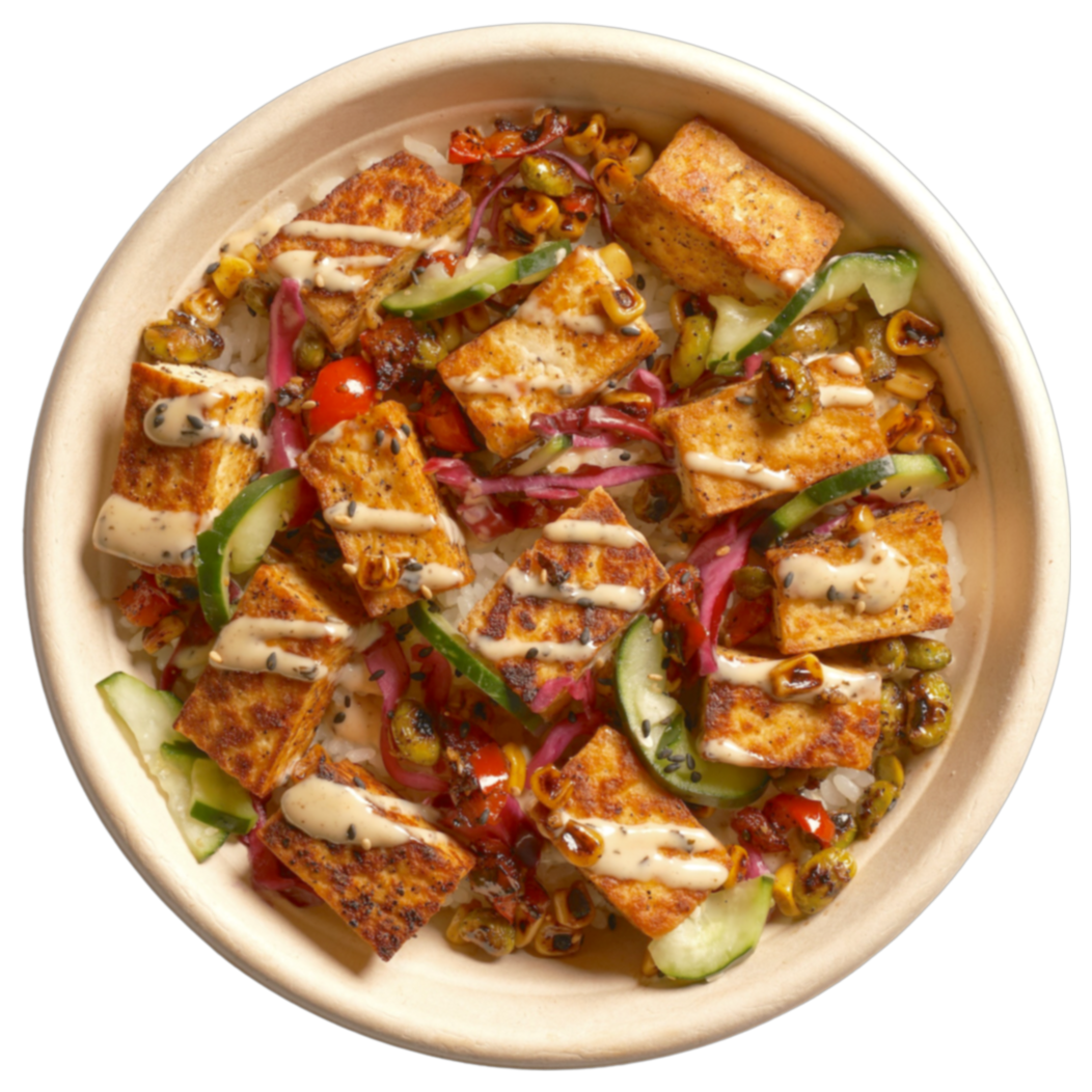 Tofu & Mushroom Harvest Bowl (v)