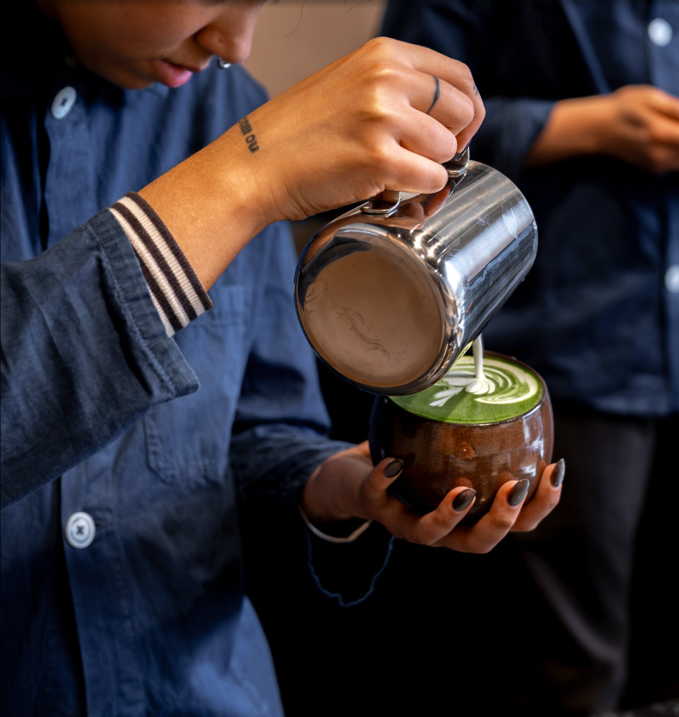 Kettl Sen Mon Ten bespoke ceramic matcha bowl and chasen service
