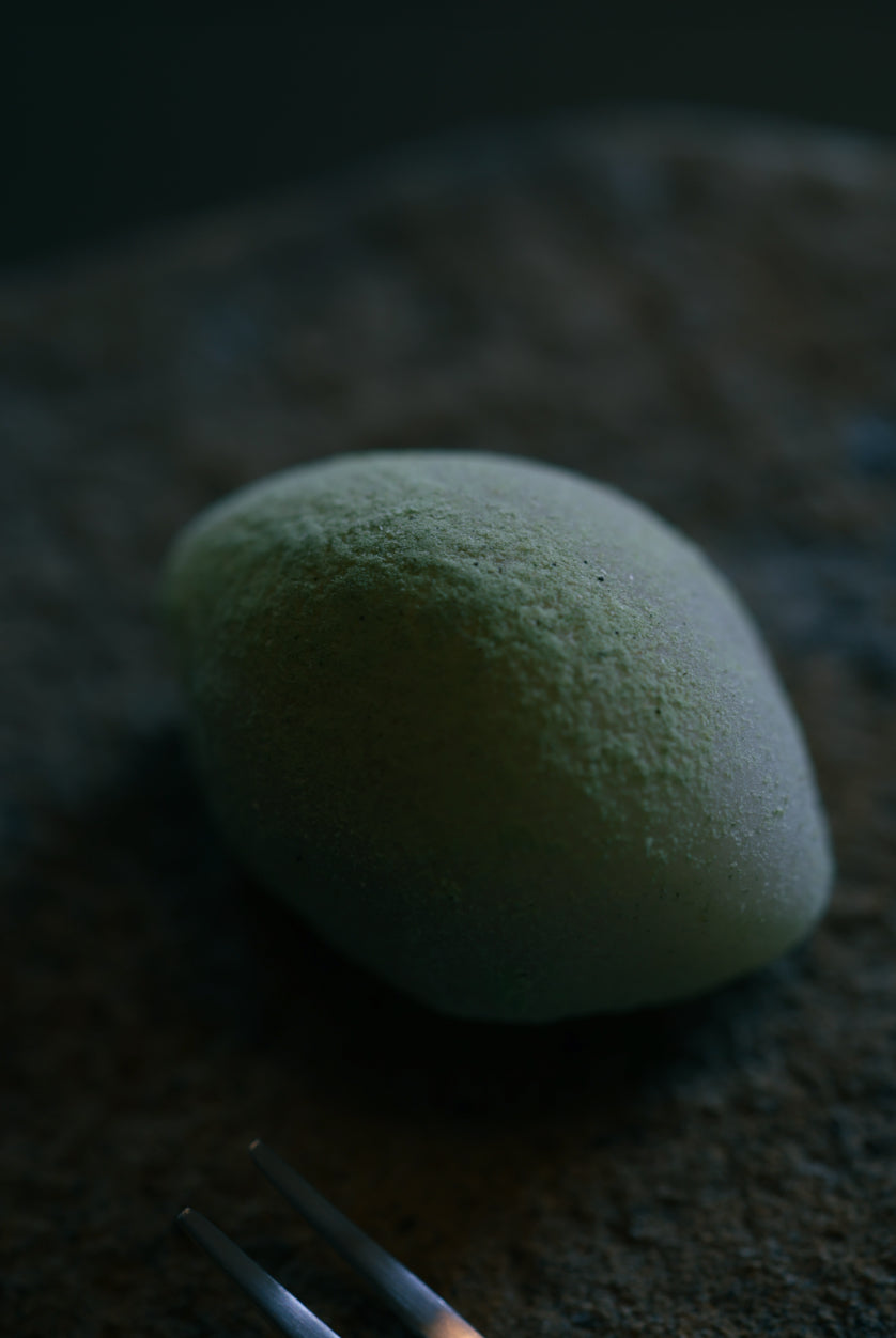 Handcrafted seasonal sweet pairing by Phoebe Ogawa at Sen Mon Ten