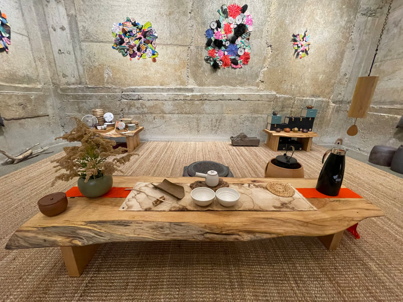 Puerh Brooklyn interior and tea table in Williamsburg